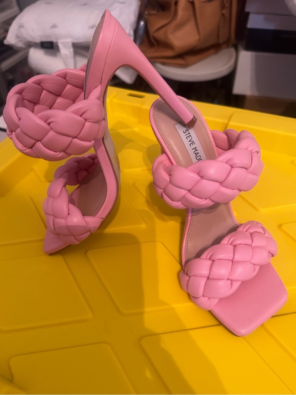 Steve Madden Kenley women's pink Heeled sandals $130